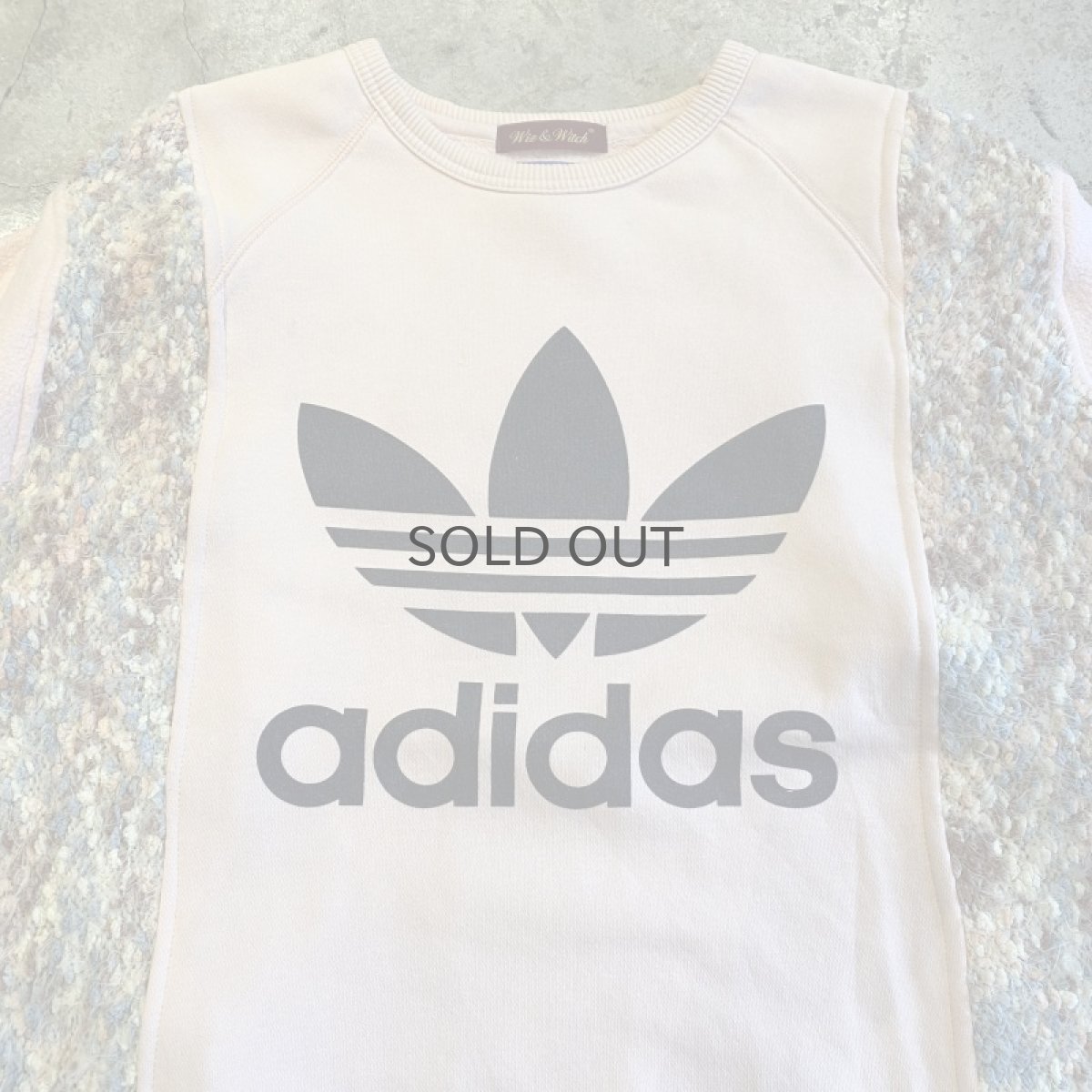 画像5: 【Wiz&Witch】"UNITED" TWO FACE SWEAT KNIT / OS (5)