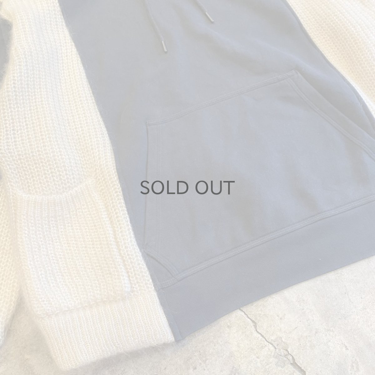 画像8: 【Wiz&Witch】"UNITED" TWO FACE SWEAT KNIT HOODIE / OS (8)