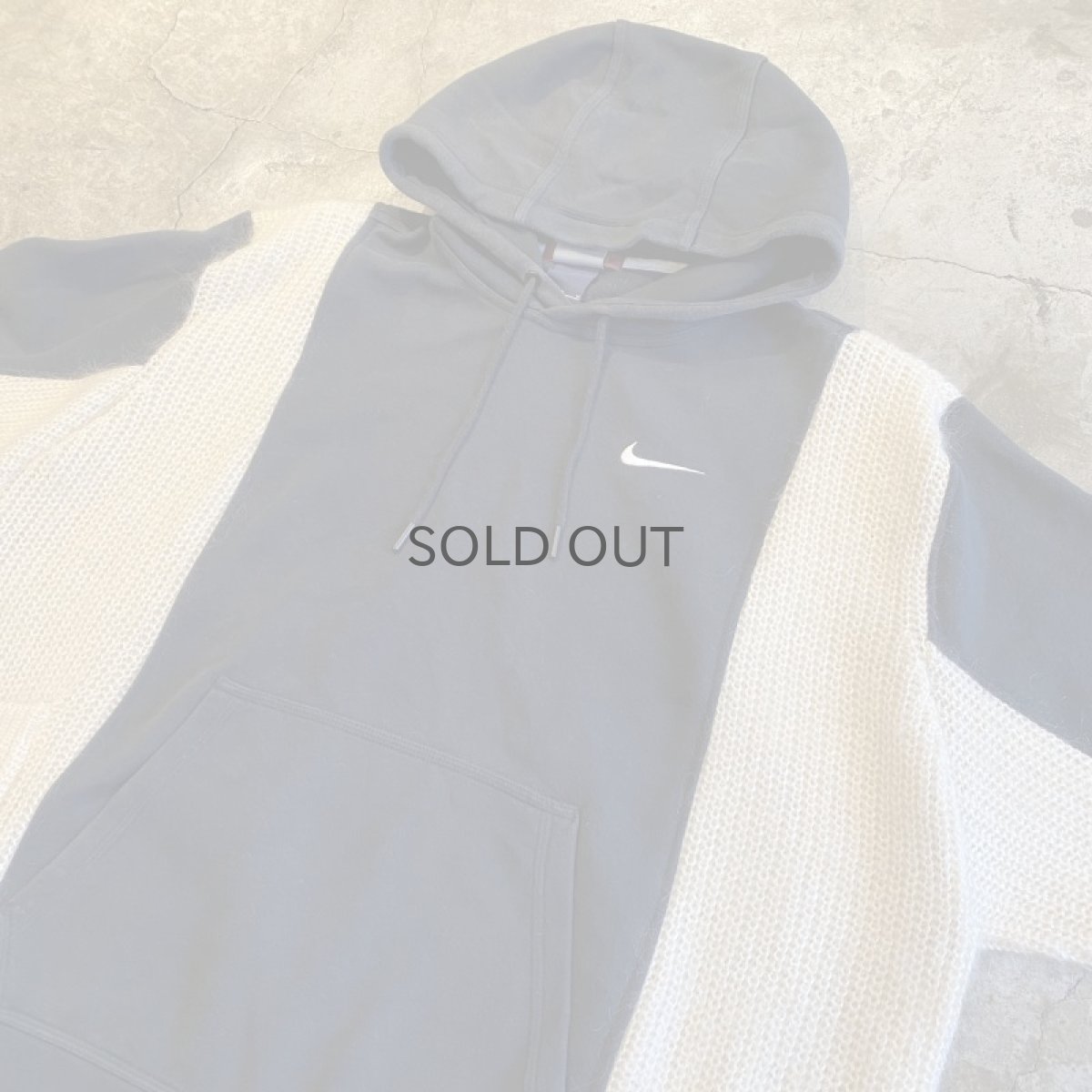 画像6: 【Wiz&Witch】"UNITED" TWO FACE SWEAT KNIT HOODIE / OS (6)