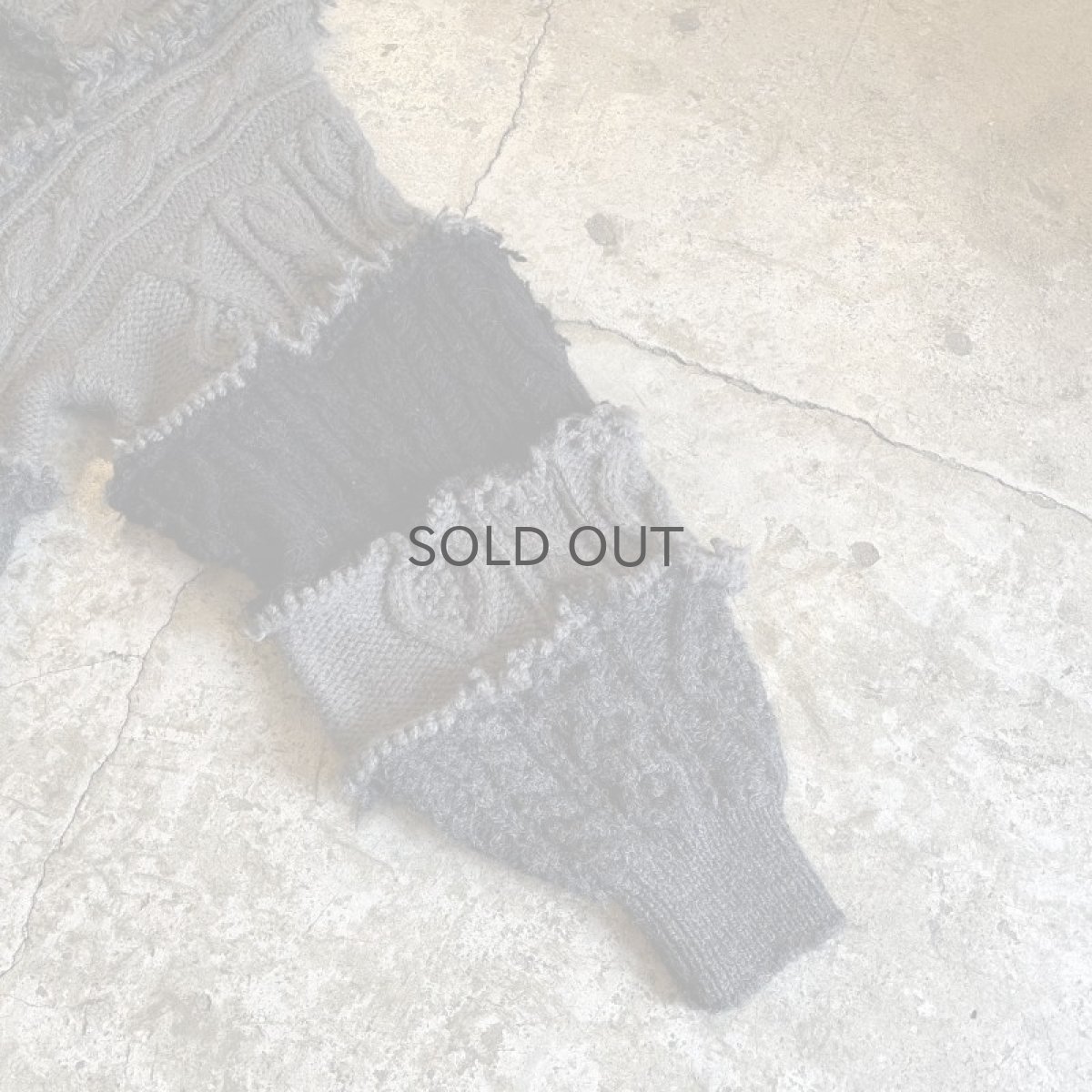 画像5: 【Wiz&Witch】"UNITED" PATCHWORK ALAN KNIT / OS (5)