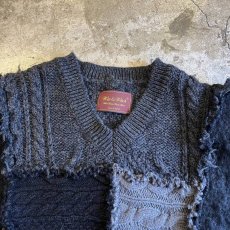 画像10: 【Wiz&Witch】"UNITED" PATCHWORK ALAN KNIT / OS (10)