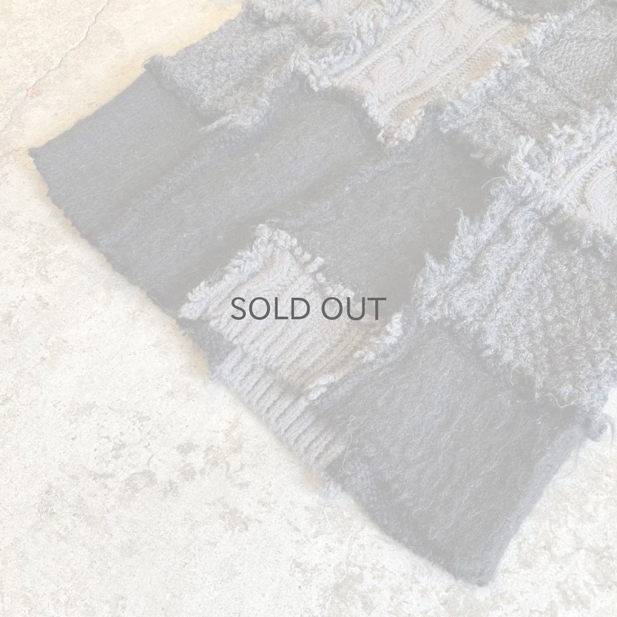 画像4: 【Wiz&Witch】"UNITED" PATCHWORK ALAN KNIT / OS (4)