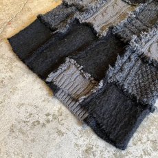 画像4: 【Wiz&Witch】"UNITED" PATCHWORK ALAN KNIT / OS (4)