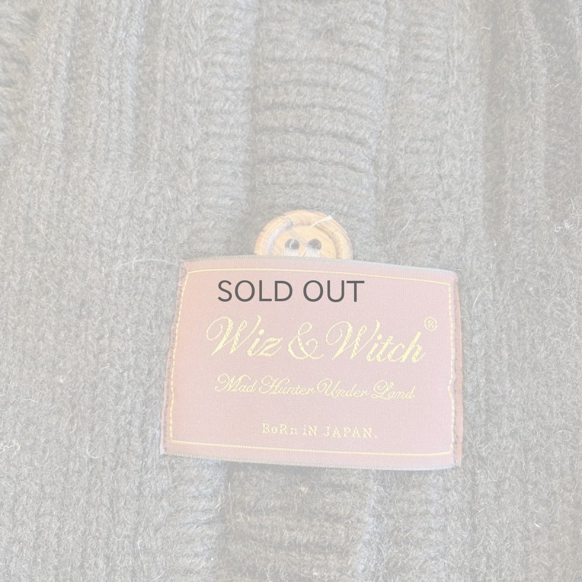 画像11: 【Wiz&Witch】"UNITED" PATCHWORK ALAN KNIT CARDIGAN / OS  (11)