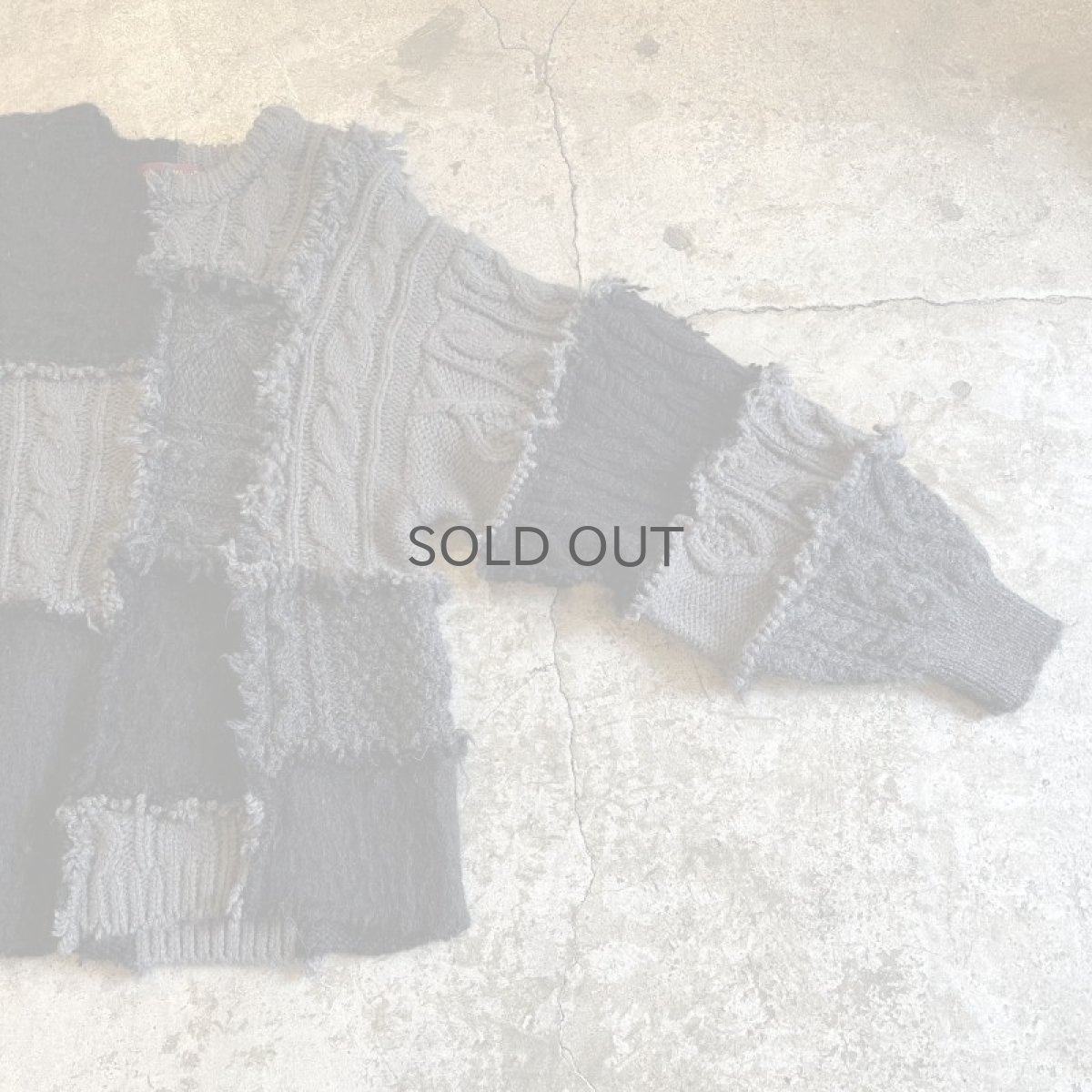 画像6: 【Wiz&Witch】"UNITED" PATCHWORK ALAN KNIT / OS (6)