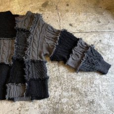 画像6: 【Wiz&Witch】"UNITED" PATCHWORK ALAN KNIT / OS (6)