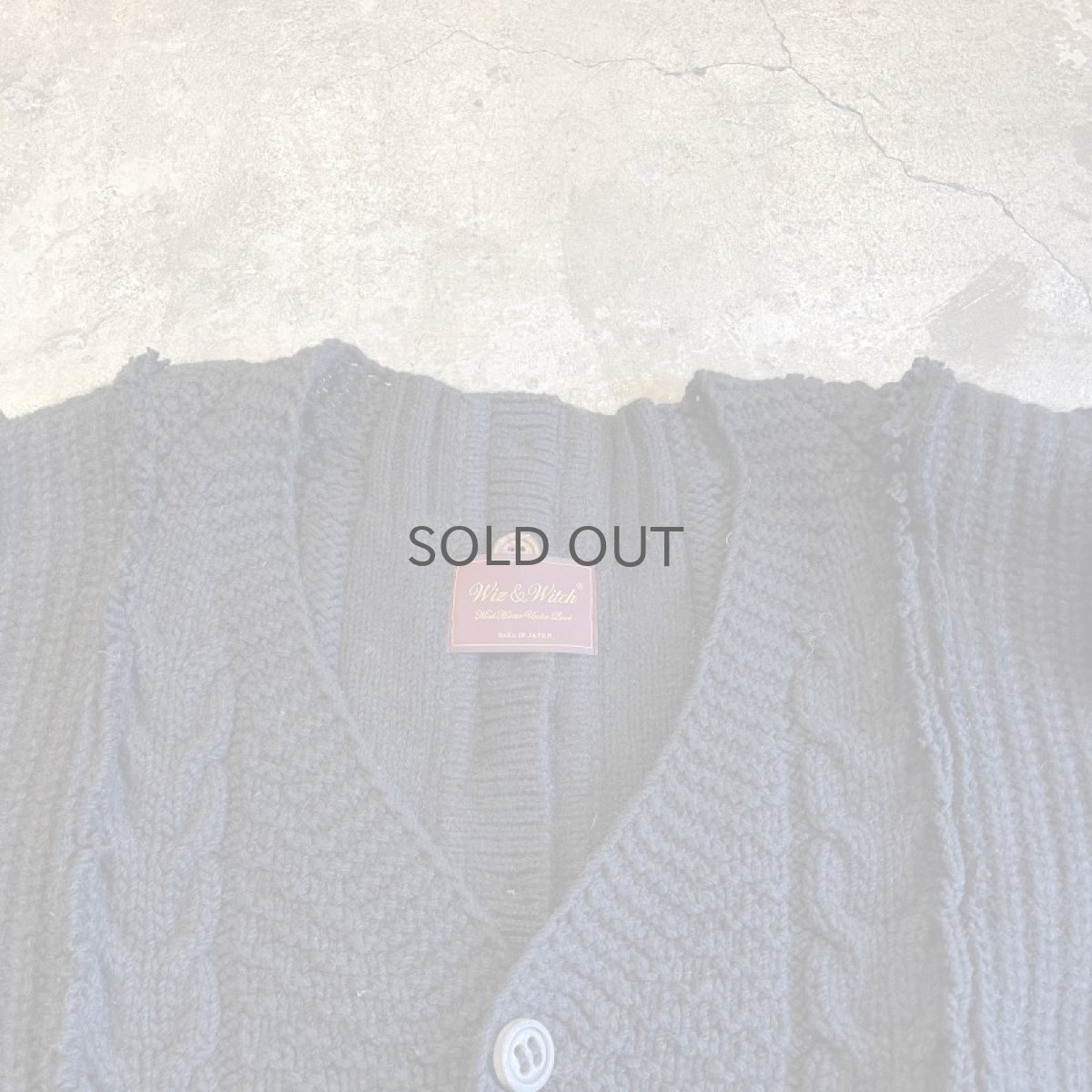 画像7: 【Wiz&Witch】"UNITED" PATCHWORK ALAN KNIT CARDIGAN / OS  (7)