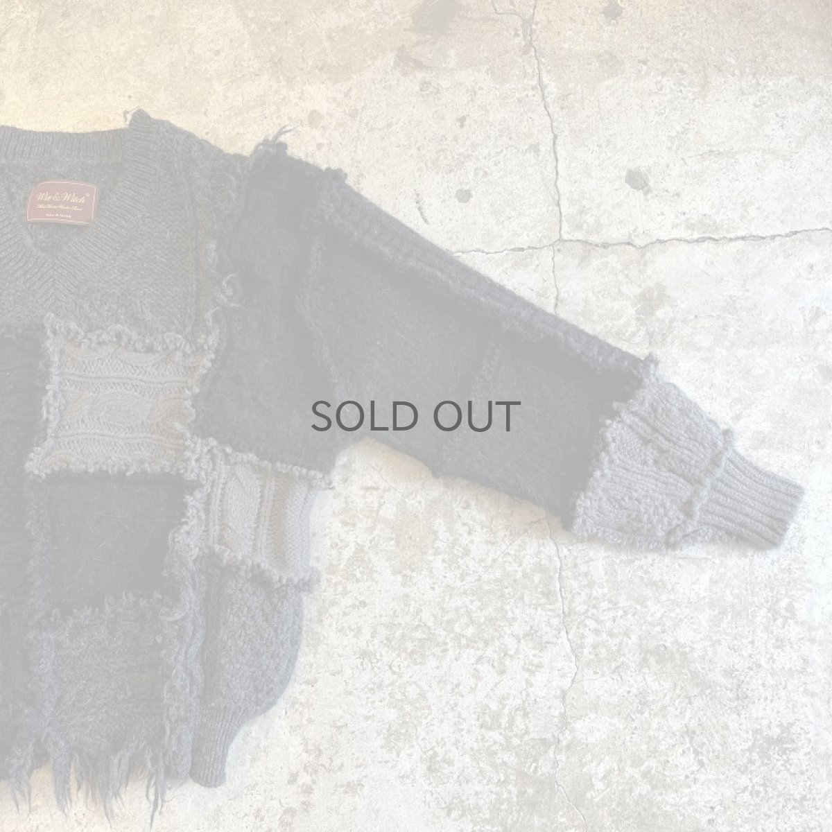 画像6: 【Wiz&Witch】"UNITED" PATCHWORK ALAN KNIT / OS (6)