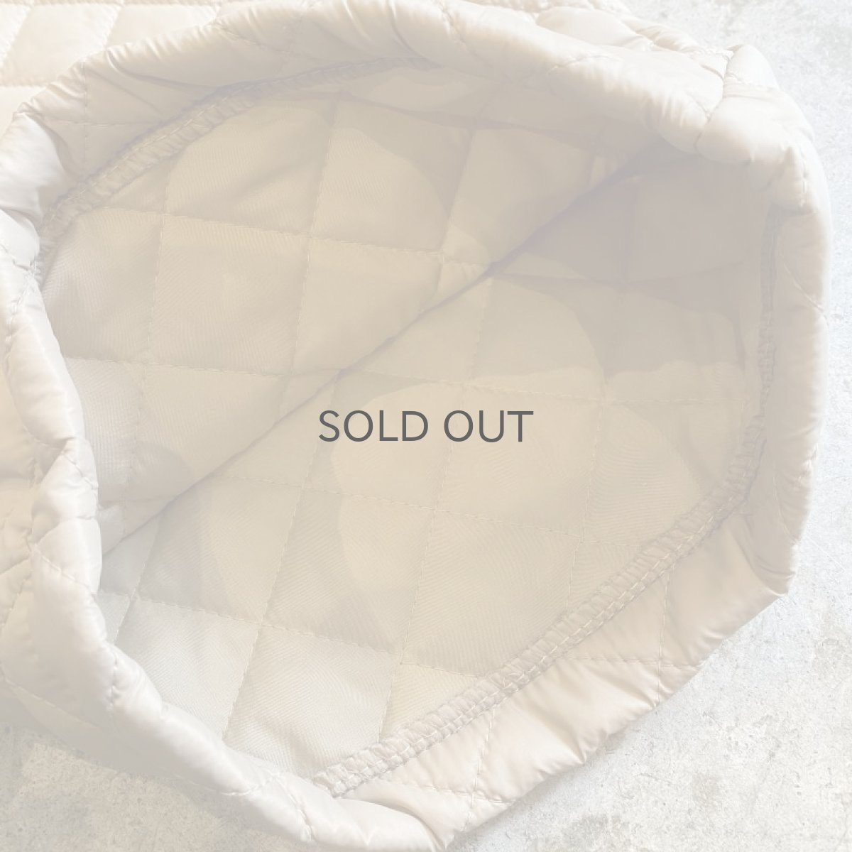 画像8: BEIGE COLOR DESIGN QUILTING PANTS / W24~W31 (8)