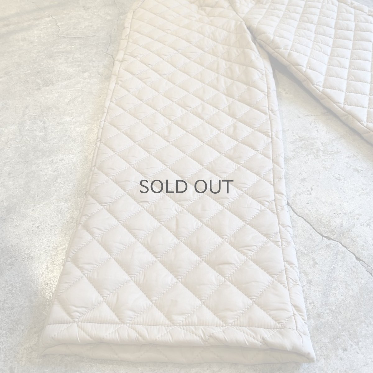 画像5: BEIGE COLOR DESIGN QUILTING PANTS / W24~W31 (5)