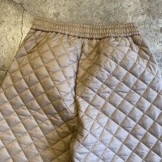 画像9: BEIGE COLOR DESIGN QUILTING PANTS / W24~W31 (9)