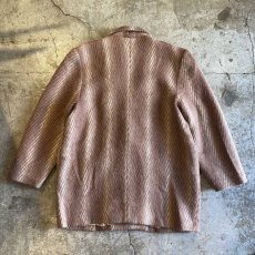 画像2: THREE TONE COLOR DESIGN WOOL DOUBLE JACKET / Ladies L (2)