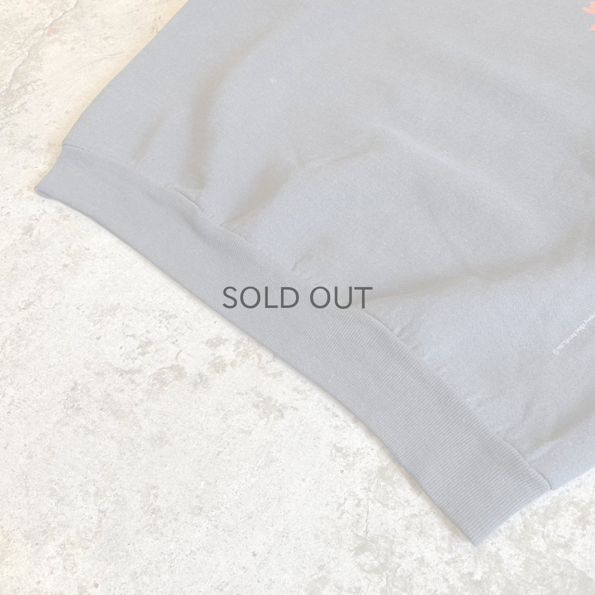 画像4: POINT COLOR LOGO PRINTED DESIGN L/S SWEAT / Ladies M(S) / MADE IN USA (4)