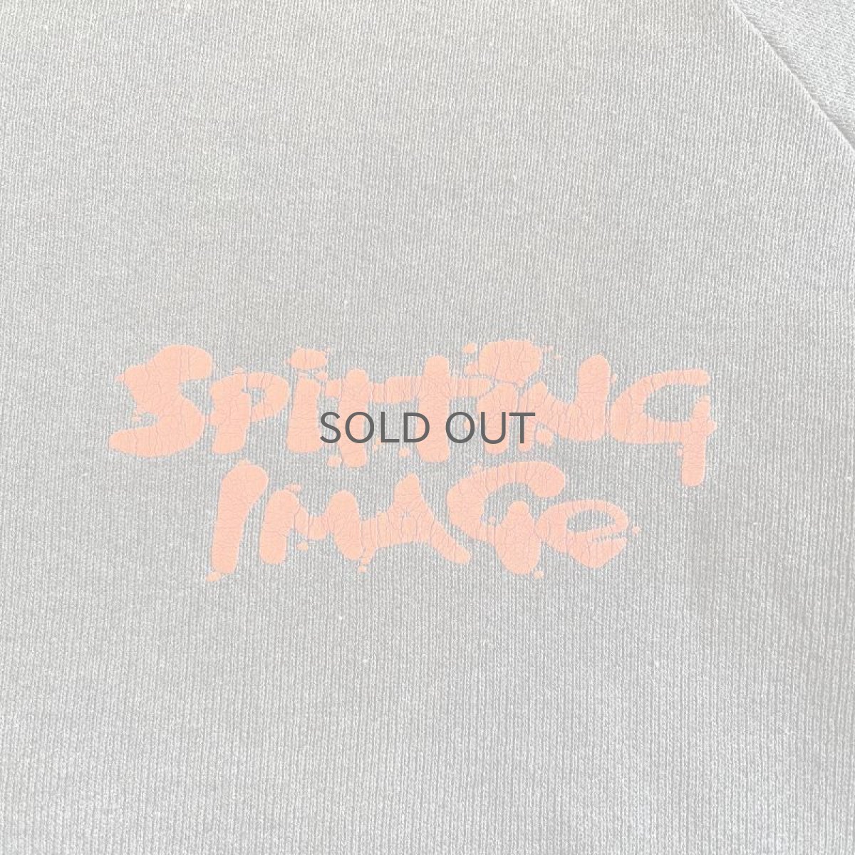 画像9: POINT COLOR LOGO PRINTED DESIGN L/S SWEAT / Ladies M(S) / MADE IN USA (9)