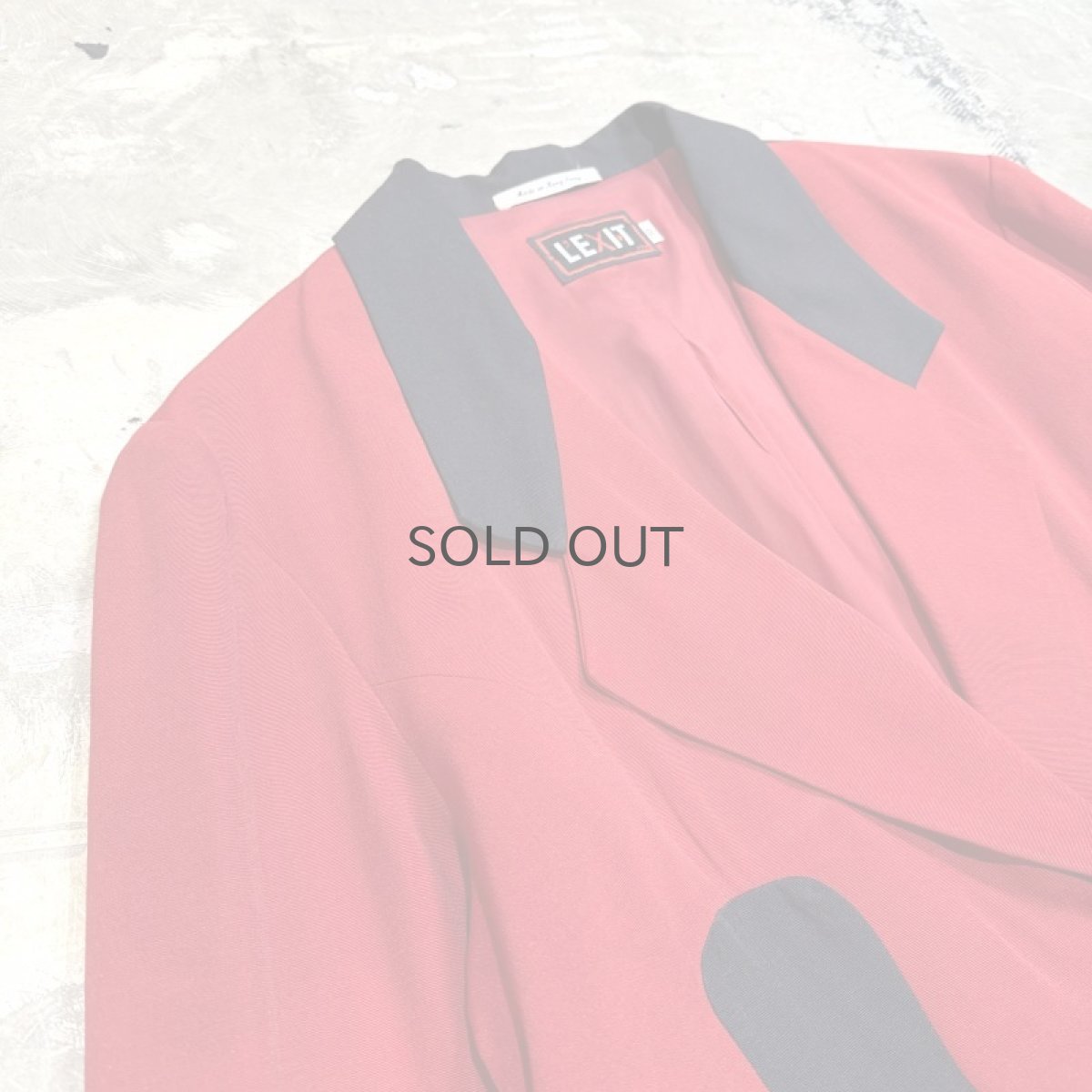 画像3: JIGSAW PUZZLE PATTERN TAILORED JACKET / Mens M (3)