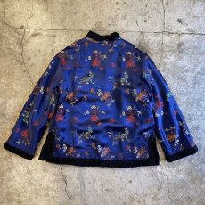 画像2: ALL OVER PATTERN FAUX FUR DESIGN CHINA JACKET / Ladies M (2)