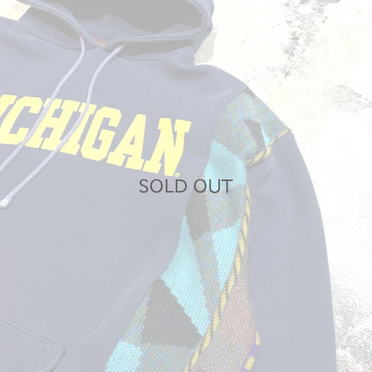 画像4: 【Wiz&Witch】"UNITED" TWO FACE COLLAGE HOODIE / OS (4)