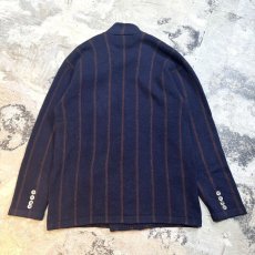 画像2: 【RALPH LAUREN】DOUBLE BREASTED KNIT JACKET / Mens M(L) (2)