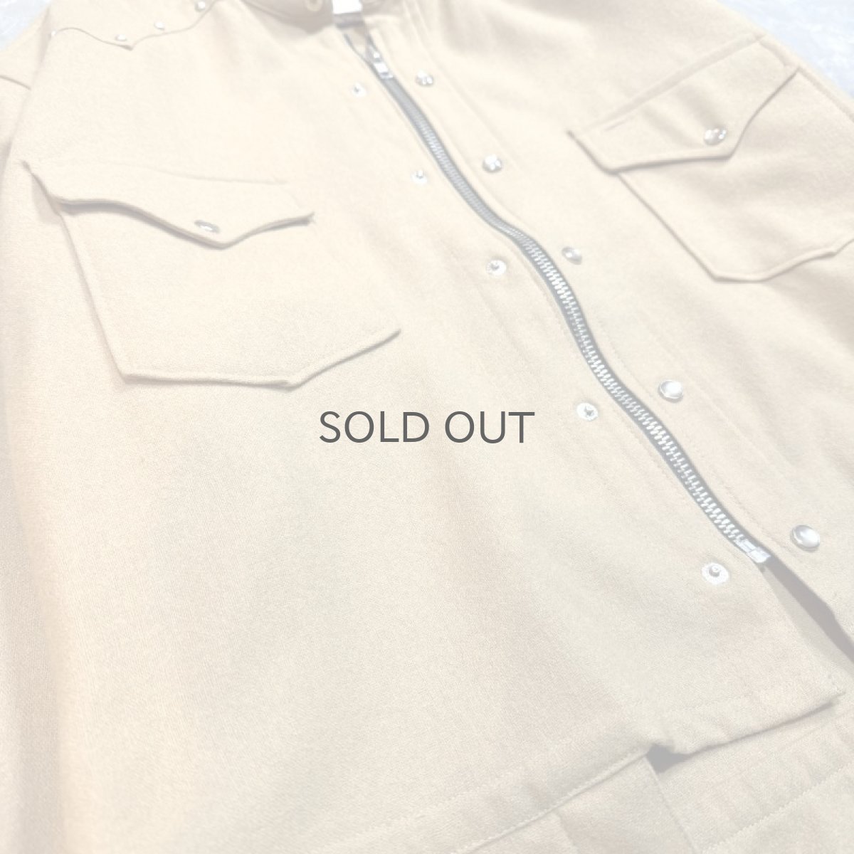 画像5: 【Wiz&Witch】"WANDERER" STUDS ZIP UP WESTERN SHIRT / OS (5)