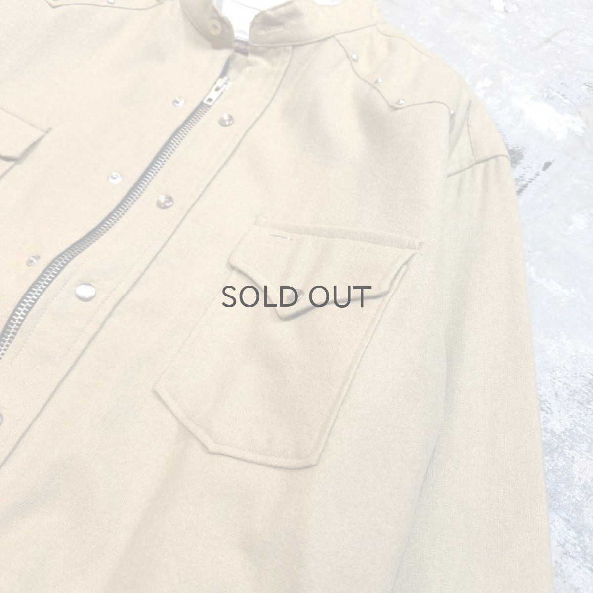 画像4: 【Wiz&Witch】"WANDERER" STUDS ZIP UP WESTERN SHIRT / OS (4)