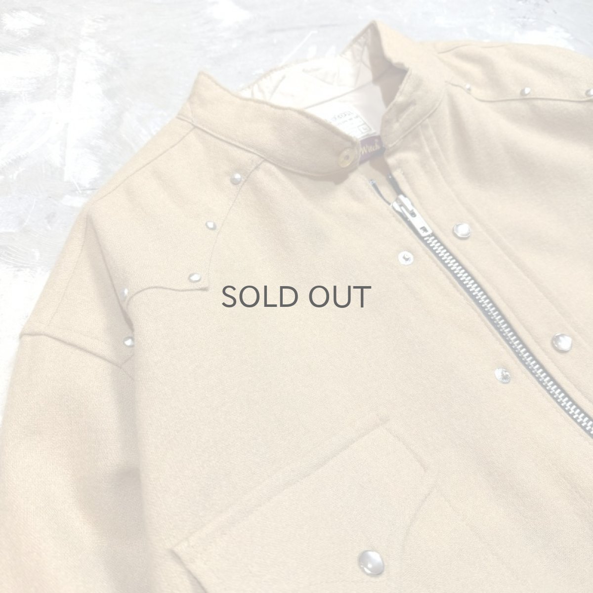 画像3: 【Wiz&Witch】"WANDERER" STUDS ZIP UP WESTERN SHIRT / OS (3)