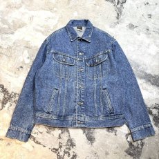 画像2: 90's【LEE】"THE MOVIE CHANNEL" DENIM JACKET / Mens L (2)