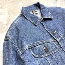 画像3: 90's【LEE】"THE MOVIE CHANNEL" DENIM JACKET / Mens L (3)