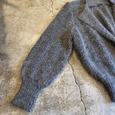 画像6: GLITTER DESIGN MOHAIR KNIT DOUBLE CARDIGAN / Ladies L (6)