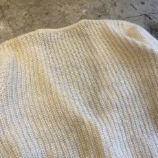 画像9: PEARL DESIGN BUTTON KNIT MOHAIR CARDIGAN / Ladies L (9)