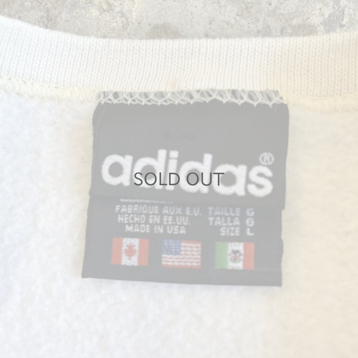 画像10: 80's【adidas】FRONT EMBROIDERY DESIGN L/S SWEAT / Ladies XL(L) / MADE IN USA (10)