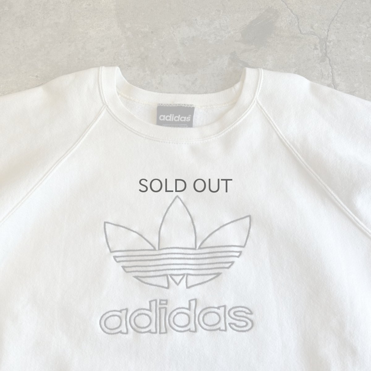 画像7: 80's【adidas】FRONT EMBROIDERY DESIGN L/S SWEAT / Ladies XL(L) / MADE IN USA (7)