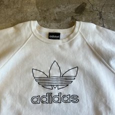 画像7: 80's【adidas】FRONT EMBROIDERY DESIGN L/S SWEAT / Ladies XL(L) / MADE IN USA (7)