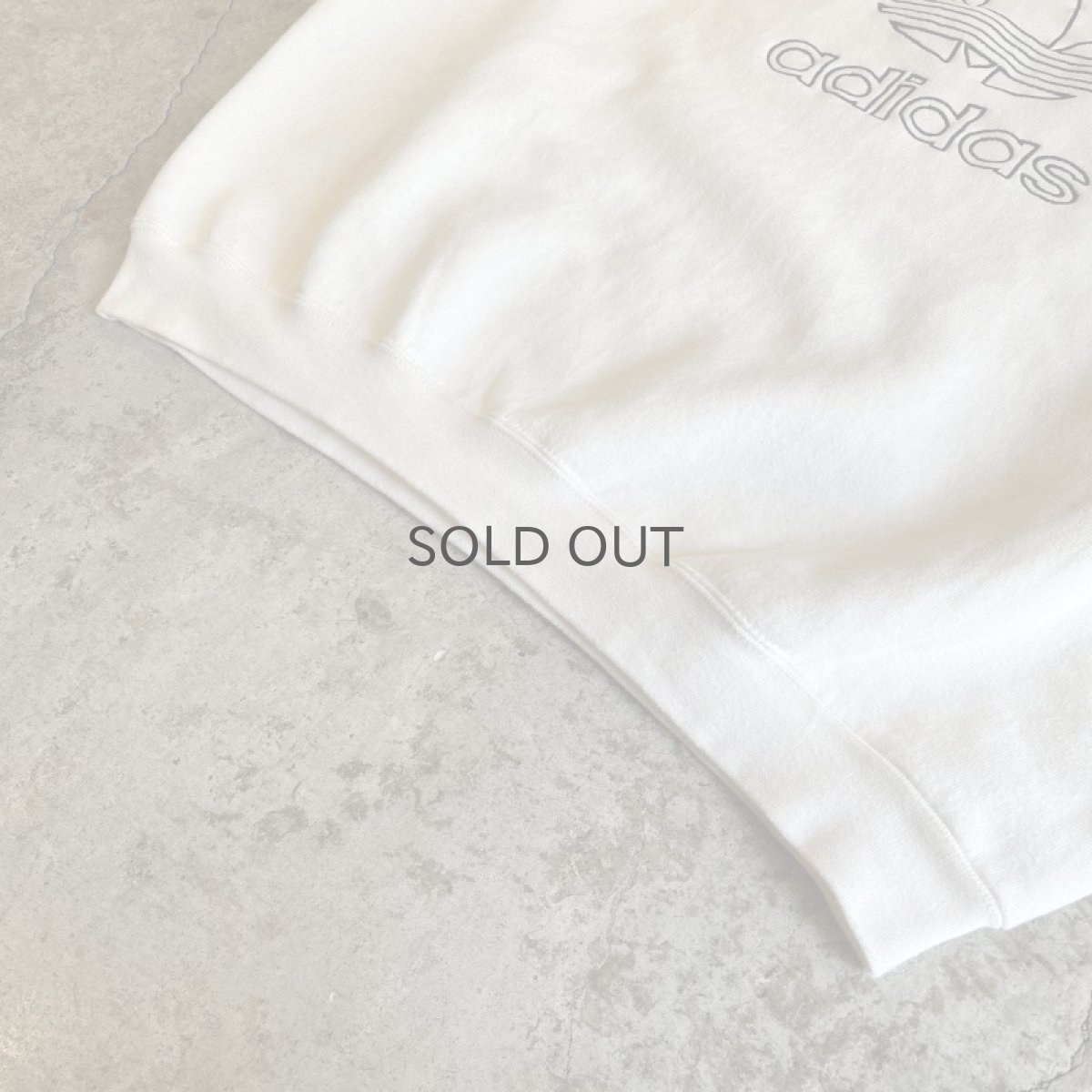 画像4: 80's【adidas】FRONT EMBROIDERY DESIGN L/S SWEAT / Ladies XL(L) / MADE IN USA (4)