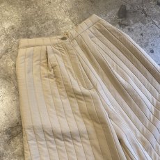 画像3: 【WONDERGROUND】STRIPE LINE STITCH WIDE PANTS / BEIGE / OS (3)