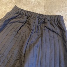 画像10: 【WONDERGROUND】STRIPE LINE STITCH WIDE PANTS / BLACK / OS (10)