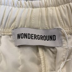 画像12: 【WONDERGROUND】STRIPE STITCH WIDE PANTS / WHITE / OS (12)