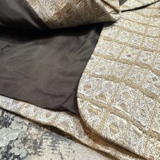 画像8: ALL OVER PATTERN 1B TAILORED JACKET / Mens M (8)