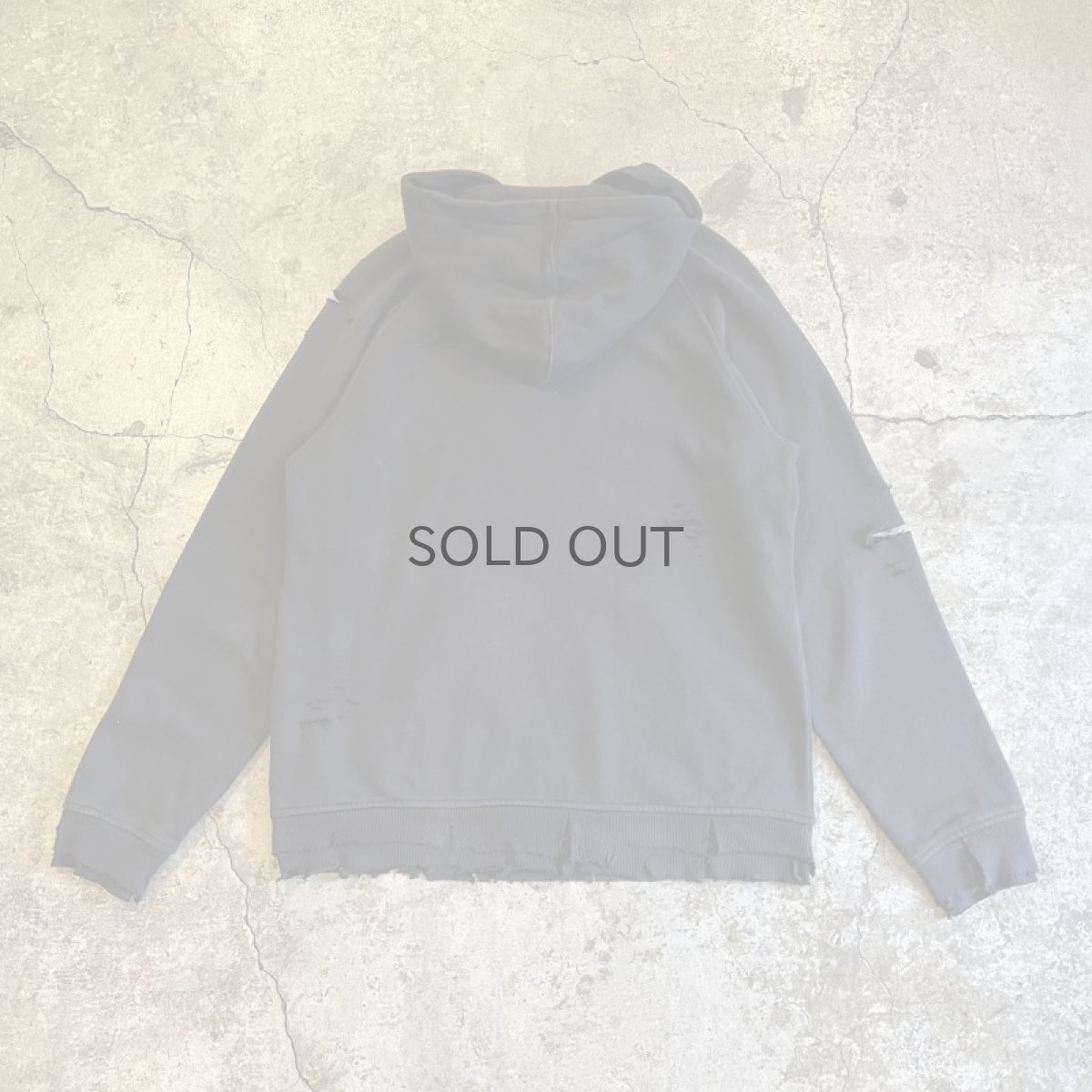 画像2: 【adidas】CRASH DAMAGE DESIGN SWEAT HOODIE / Ladies M (2)