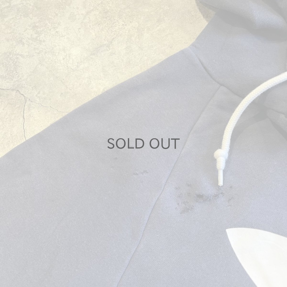 画像8: 【adidas】CRASH DAMAGE DESIGN SWEAT HOODIE / Ladies L (8)