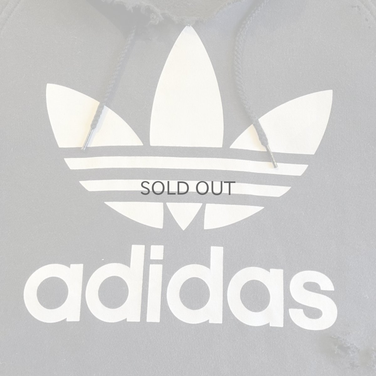 画像9: 【adidas】CRASH DAMAGE DESIGN SWEAT HOODIE / Ladies M (9)