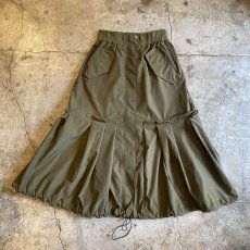 画像1: BALLOON DESIGN DRAW CORD NYLON SKIRT / W25~W30 (1)