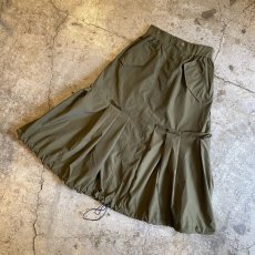 画像4: BALLOON DESIGN DRAW CORD NYLON SKIRT / W25~W30 (4)