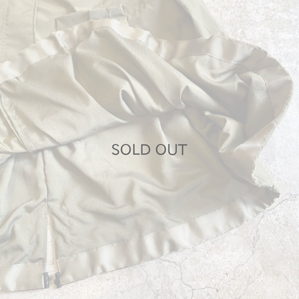 画像9: BALLOON DESIGN DRAW CORD NYLON SKIRT / W25~W30 (9)