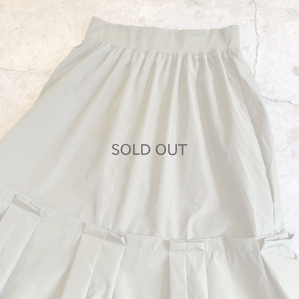 画像11: BALLOON DESIGN DRAW CORD NYLON SKIRT / W25~W30 (11)
