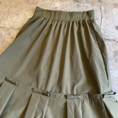 画像11: BALLOON DESIGN DRAW CORD NYLON SKIRT / W25~W30 (11)