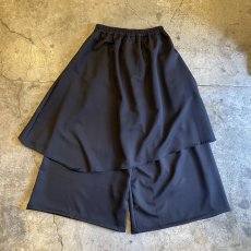 画像2: 【WONDERGROUND】LAYERED ASYMMETRY SKIRT PANTS / OS (2)