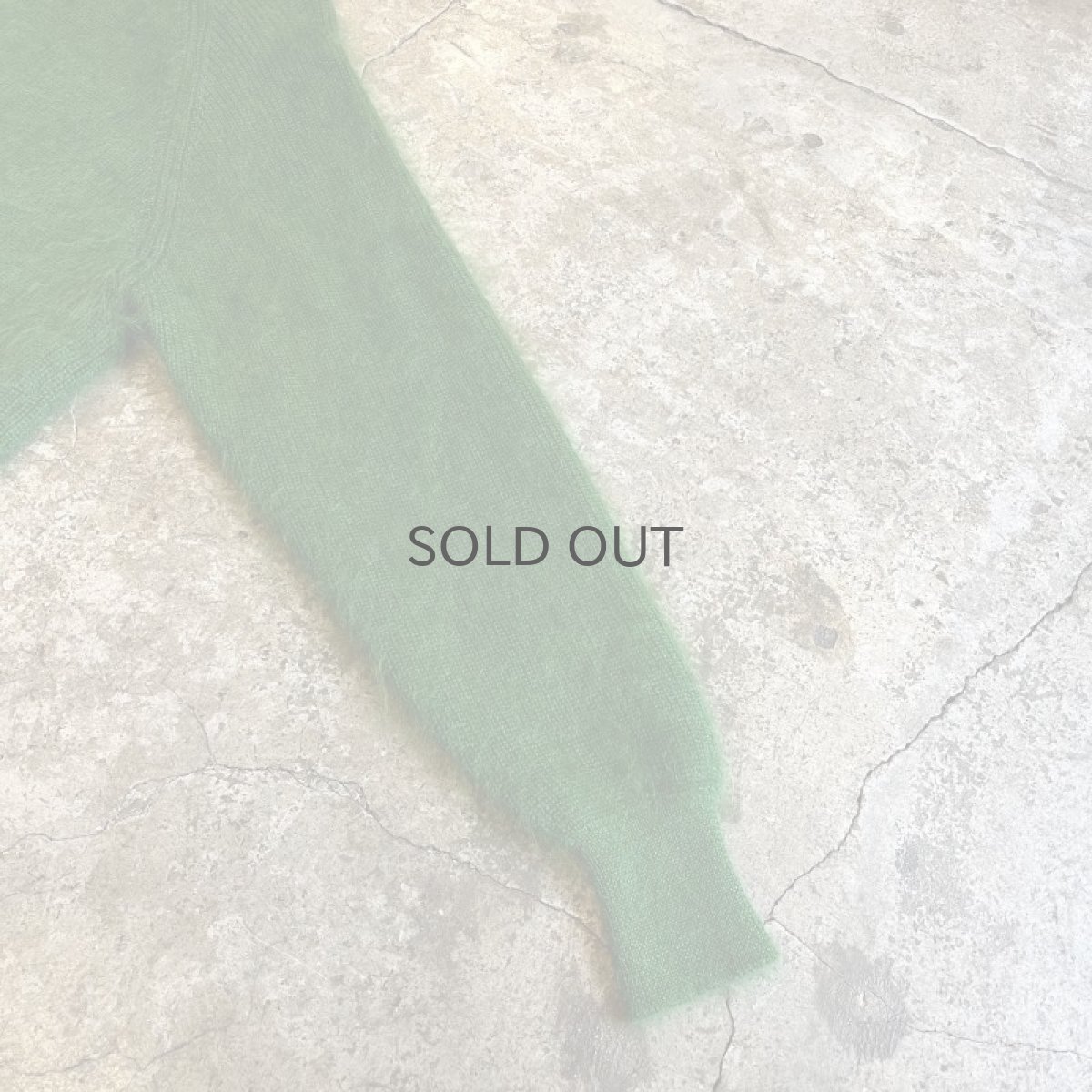 画像7: COLOR MOHAIR CREW NECK DESIGN KNIT SWEATER / Ladies M (7)