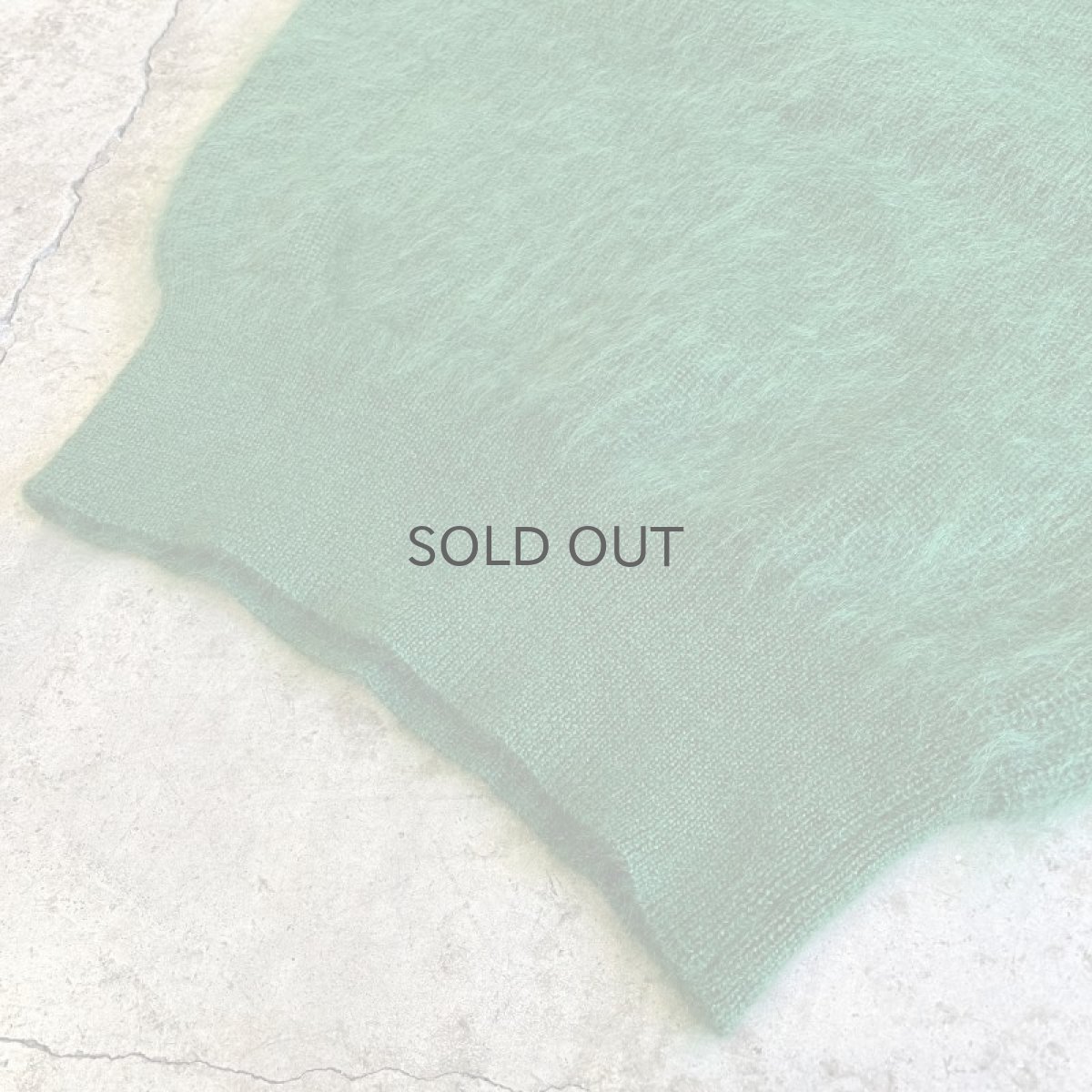 画像4: COLOR MOHAIR CREW NECK DESIGN KNIT SWEATER / Ladies M (4)