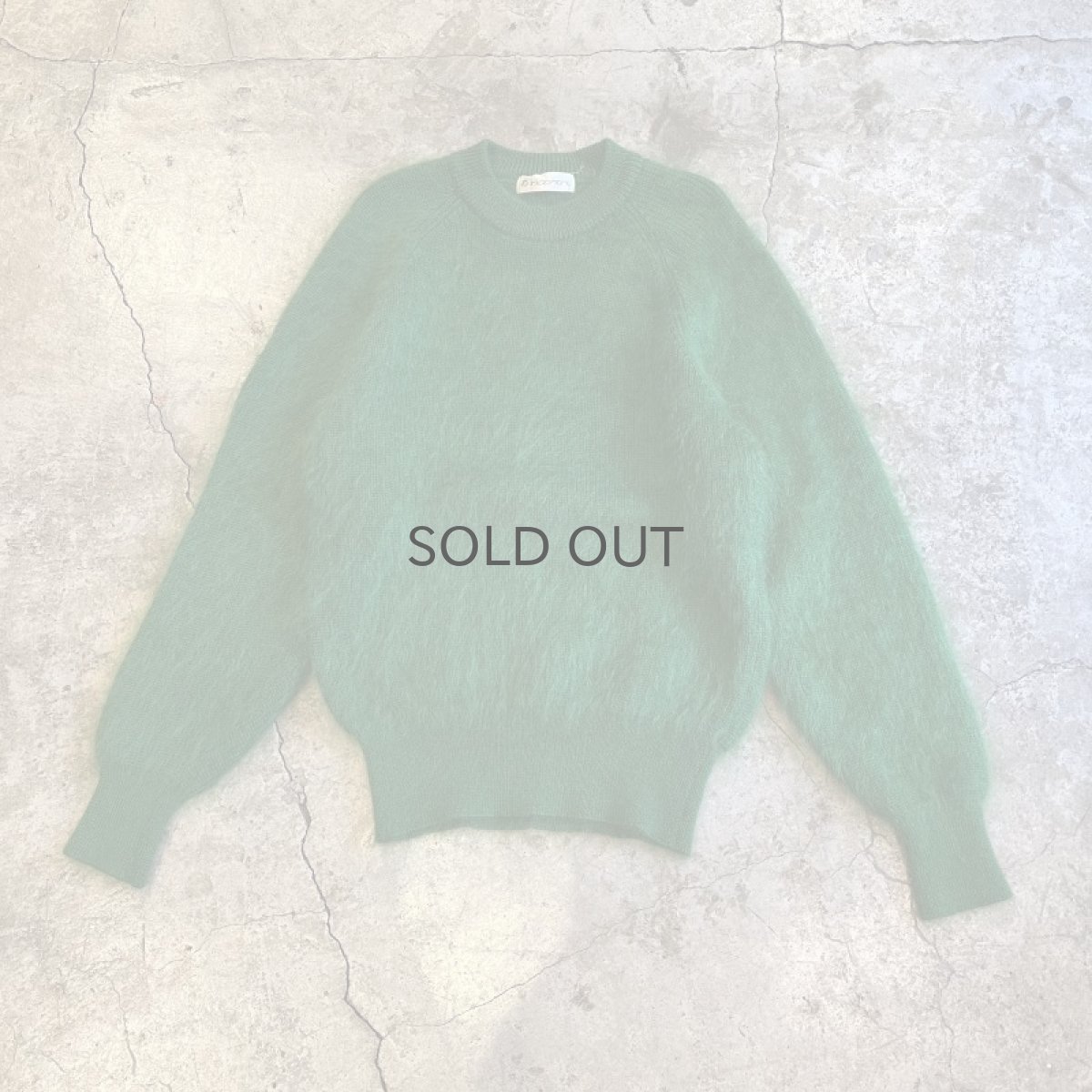 画像1: COLOR MOHAIR CREW NECK DESIGN KNIT SWEATER / Ladies M (1)
