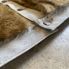 画像13: 【LEVI'S】FUR DESIGN QUILTING LINING DENIM JACKET / Ladies S(L) (13)